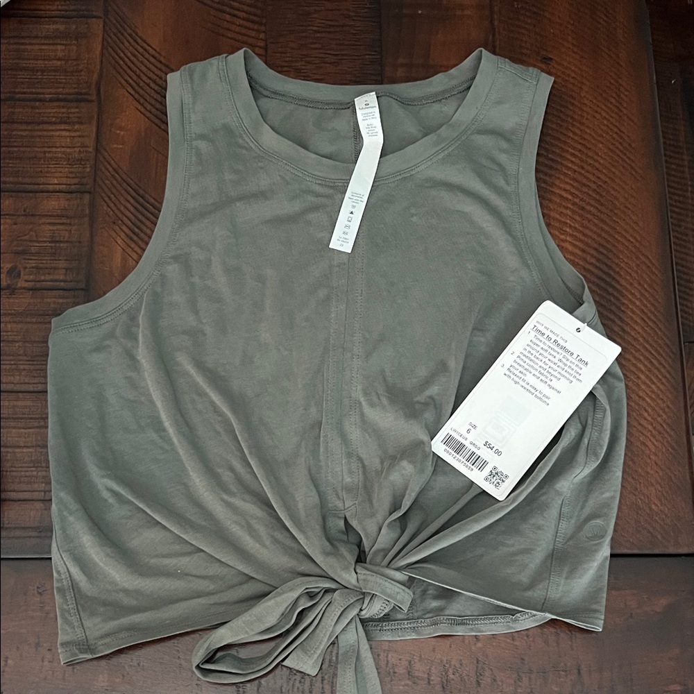 Lululemon time to restore tank